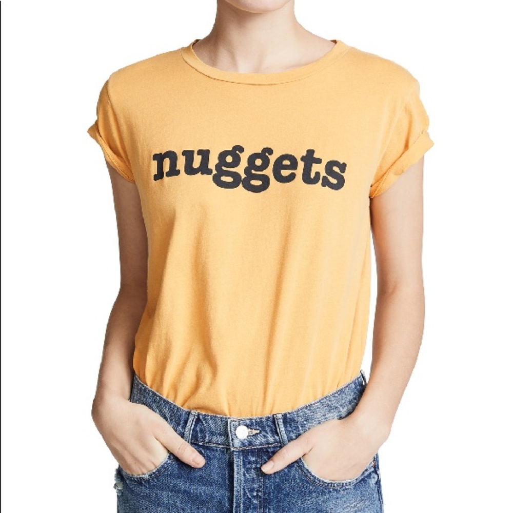 The Boxy Goodie Nuggets Tee In Nuggets Golden
